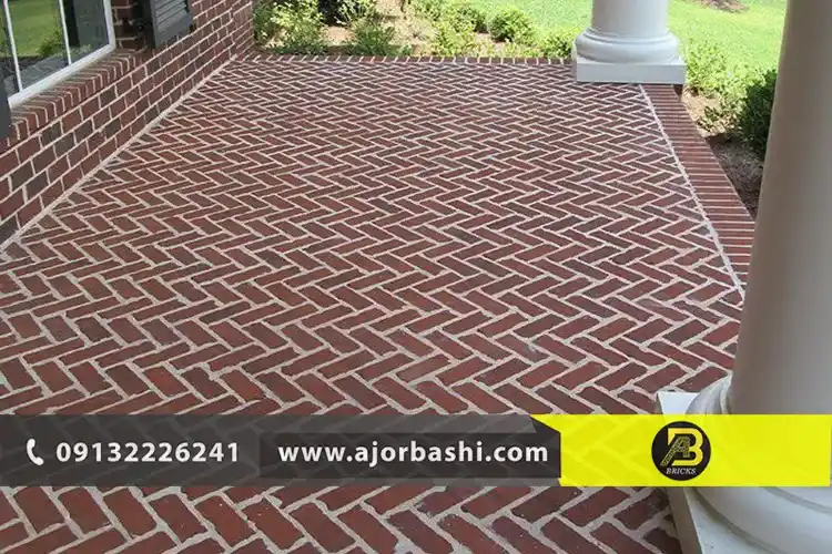 بندکشی آجر کف فرش