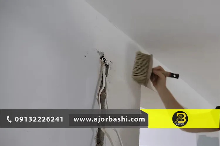 آموزش نصب آجر نما با چسب